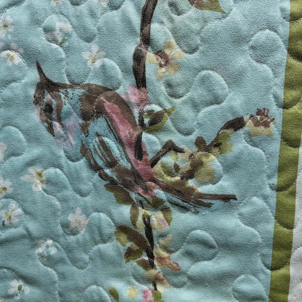 The Lakeside Collection Bird Whisper Bedding Quilted Full Size Comforter - Picture 5 of 8